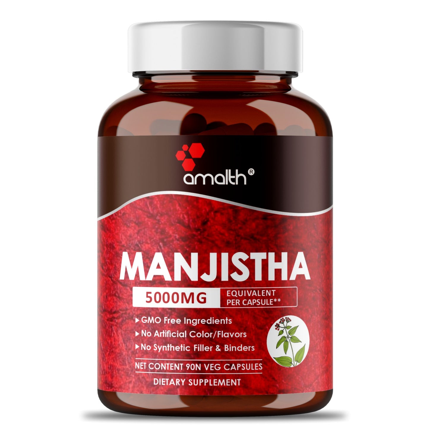 Manjistha Extract Powder 90 Capsules