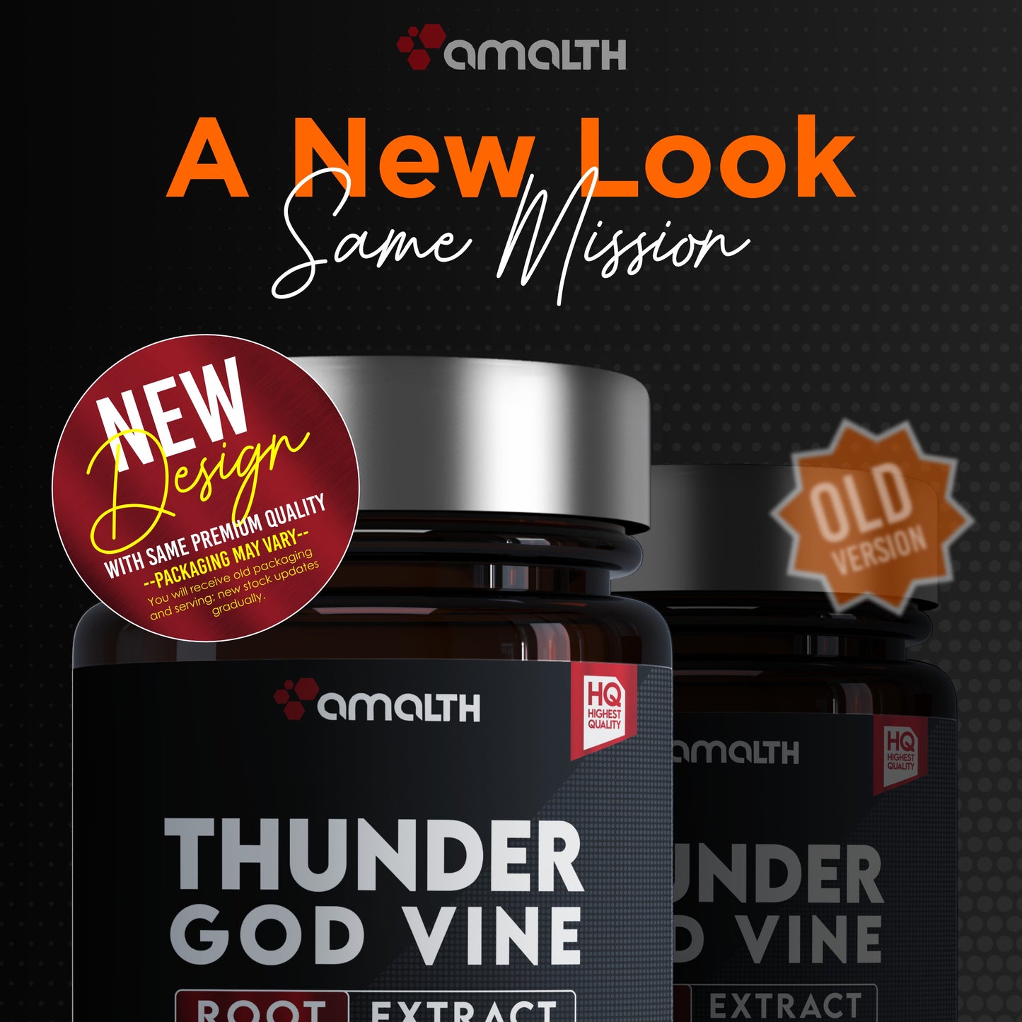 Thunder God Vine Root Extract 15:1 Supplement 120 Capsules