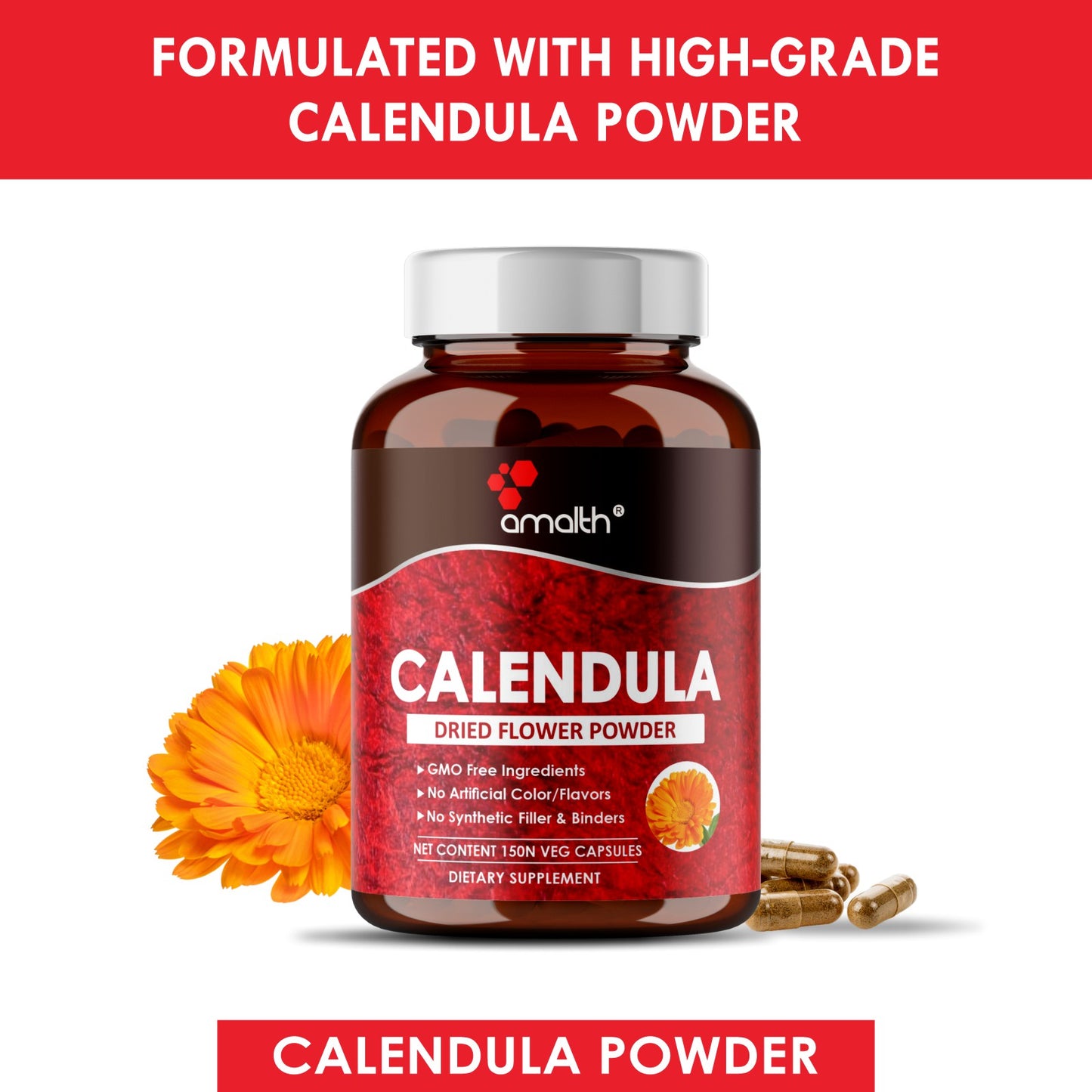 Marigold Powder 150 Capsules