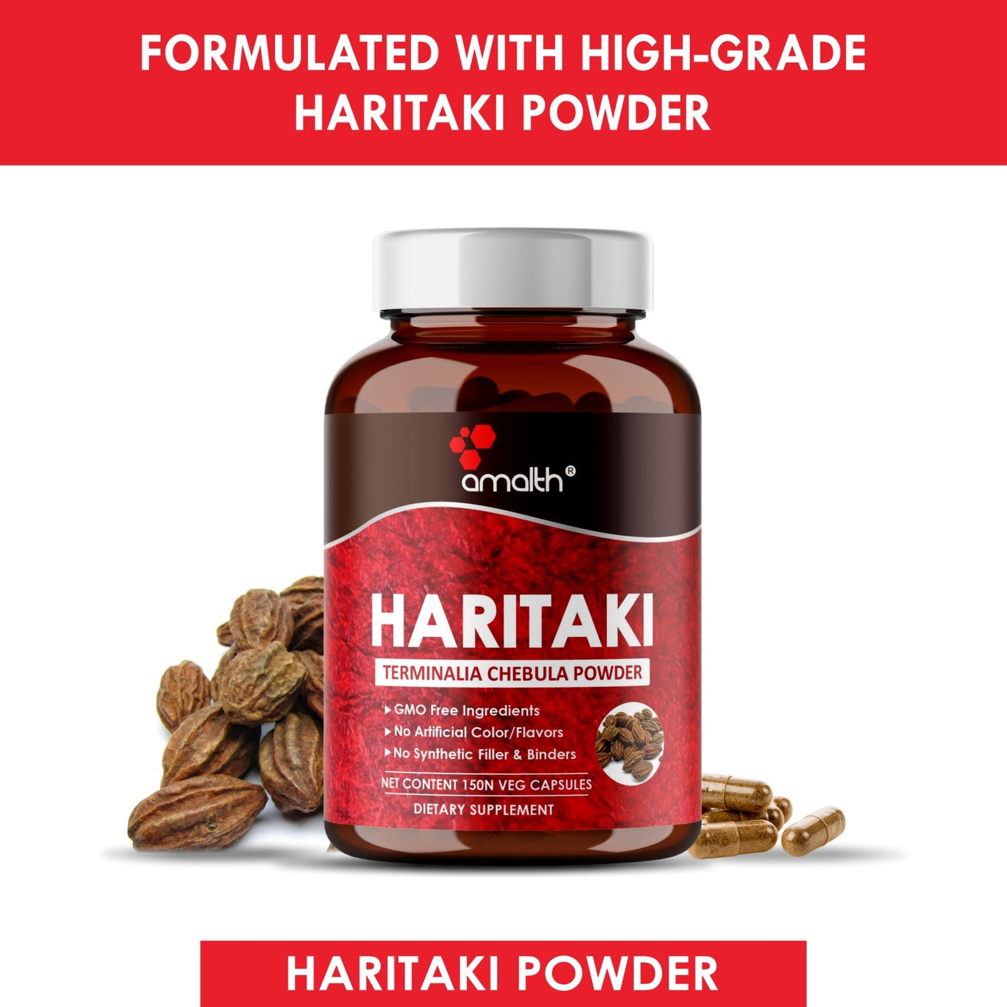 Haritaki Powder 150 Capsules