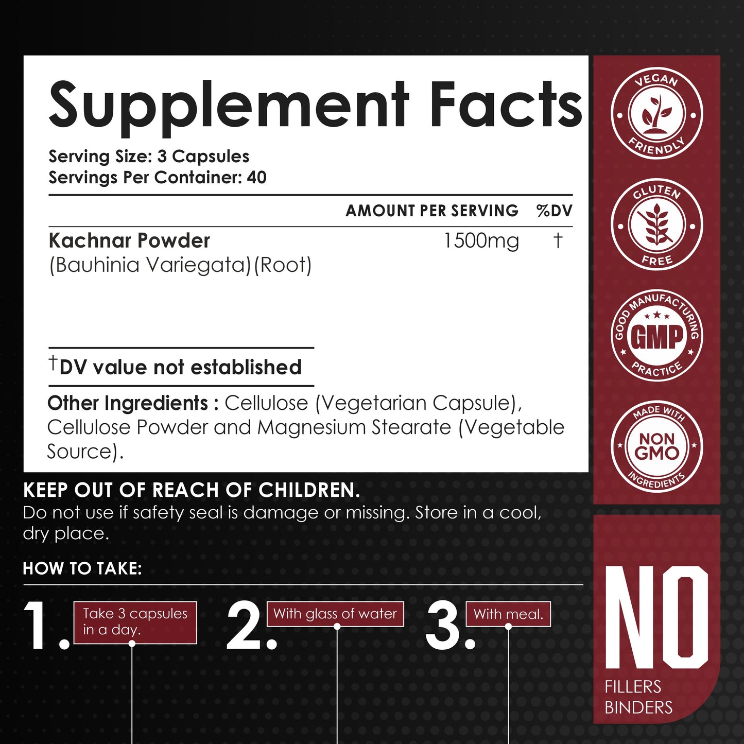Kachnar Powder 120 Capsules