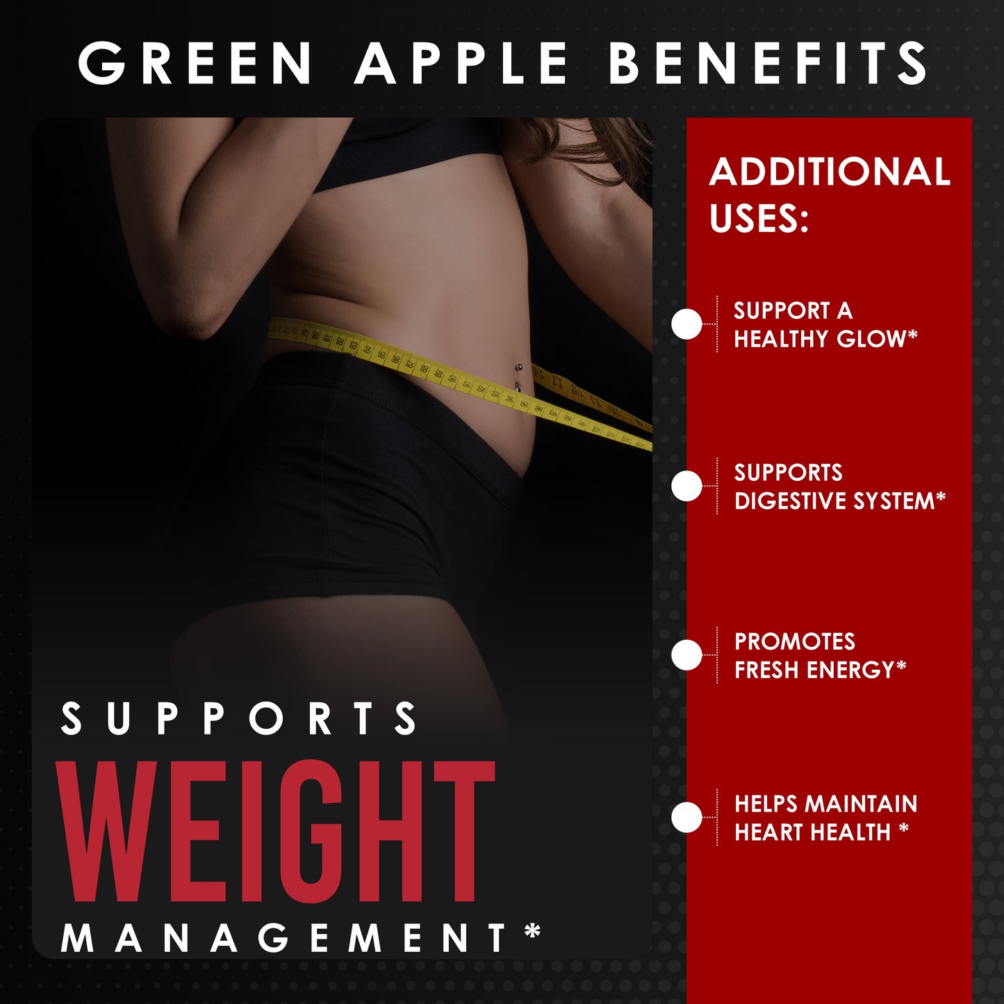 Green Apple Extract Powder 120 Capsules