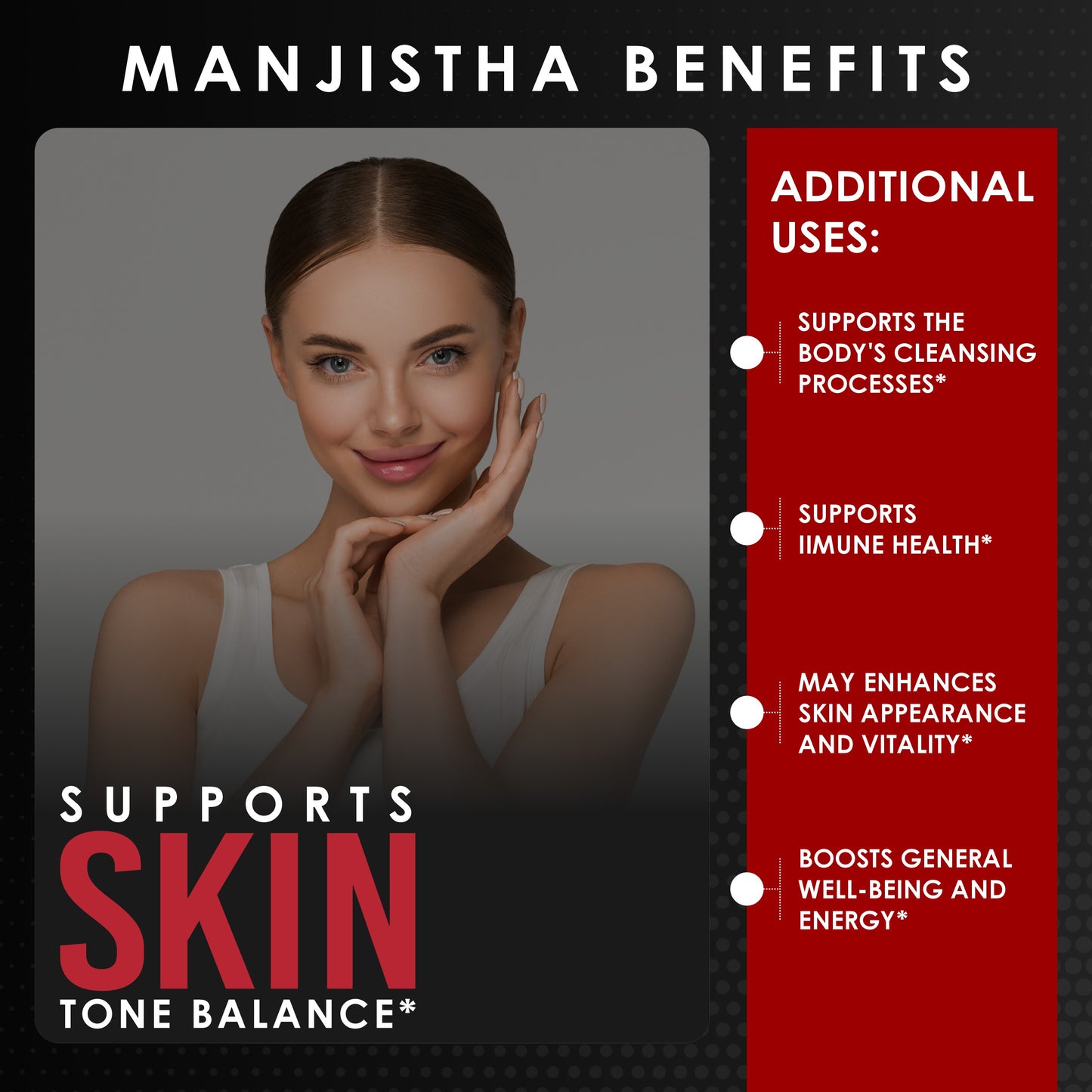 Manjistha Extract Powder 120 Capsules