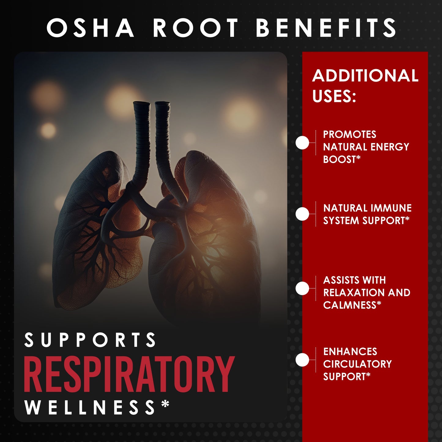 Osha Root Extract Powder 120 Capsules
