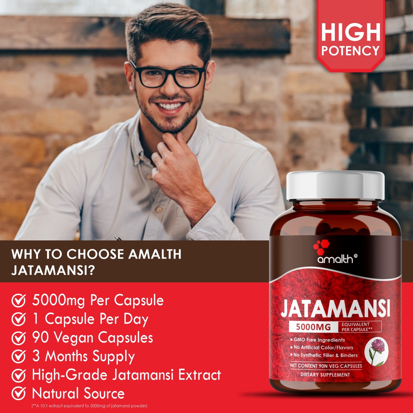Jatamansi Extract Powder 90 Capsules