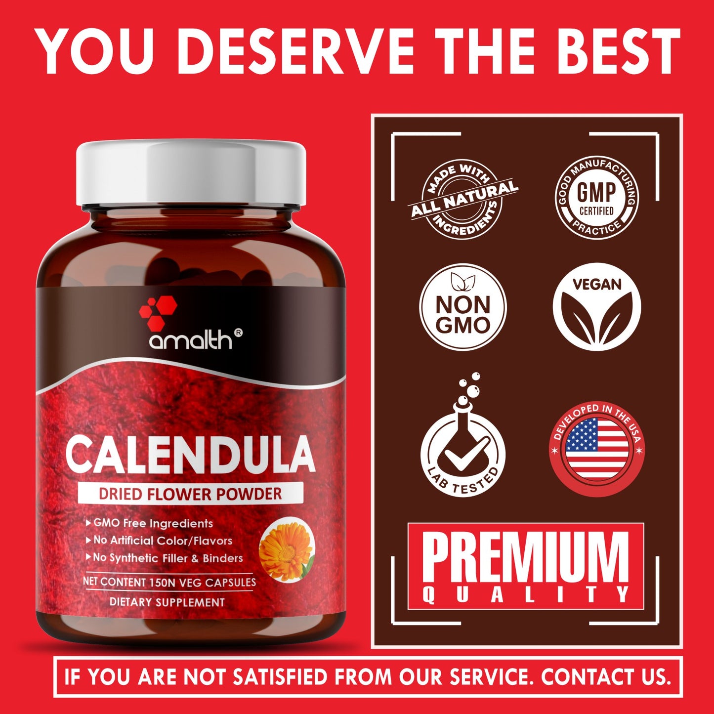 Marigold Powder 150 Capsules