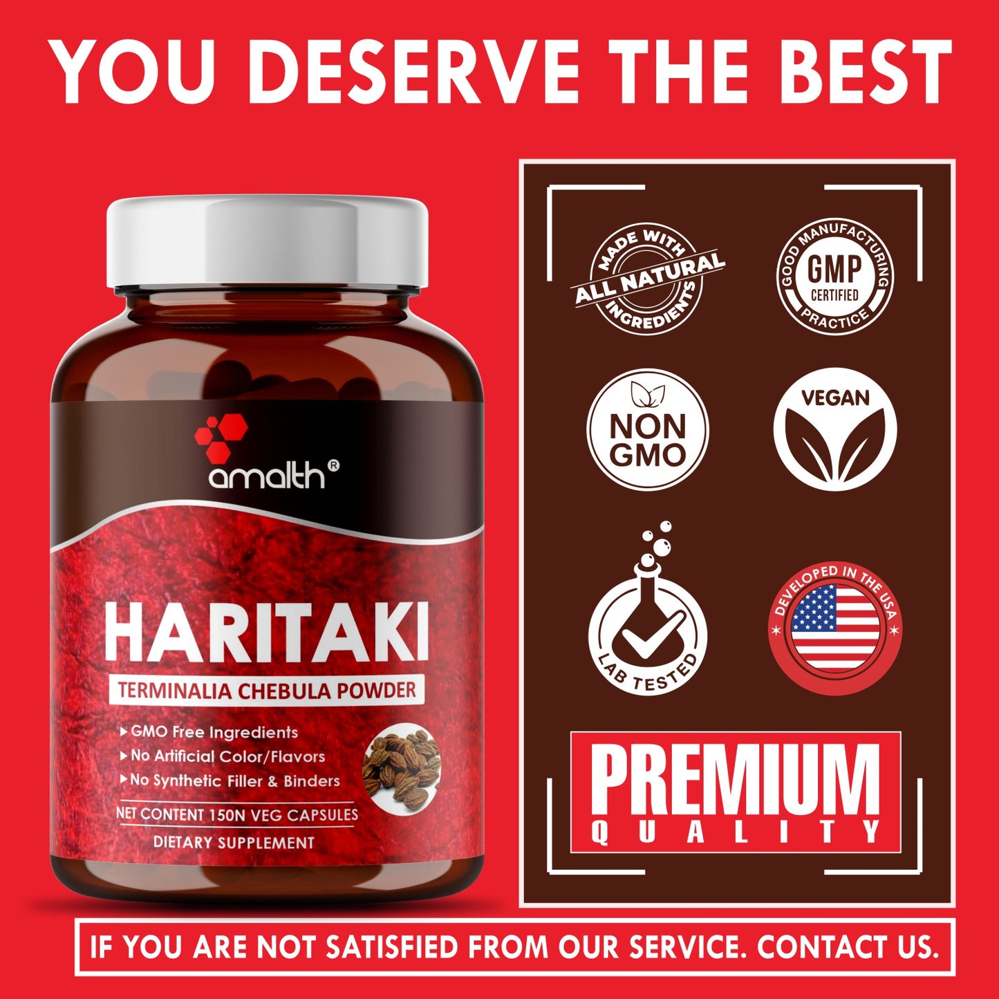 Haritaki Powder 150 Capsules
