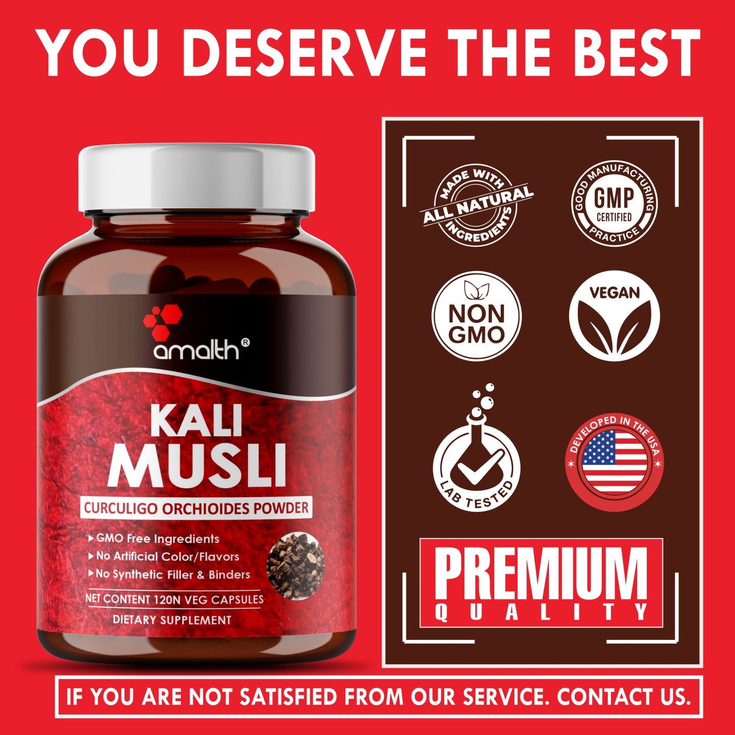 Kali Musli Powder 120 Capsules