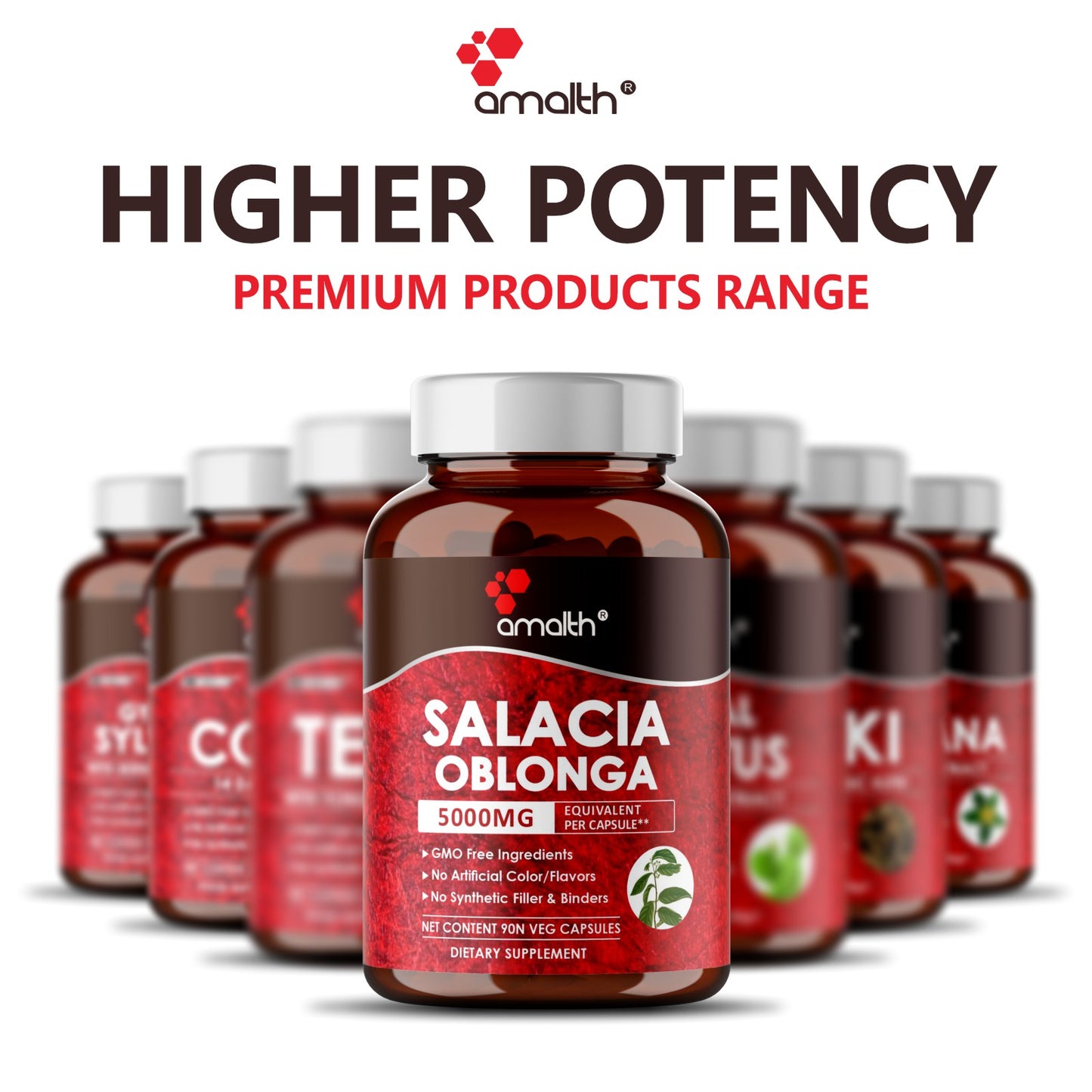 Salacia Oblonga Extract Powder 90 Capsules
