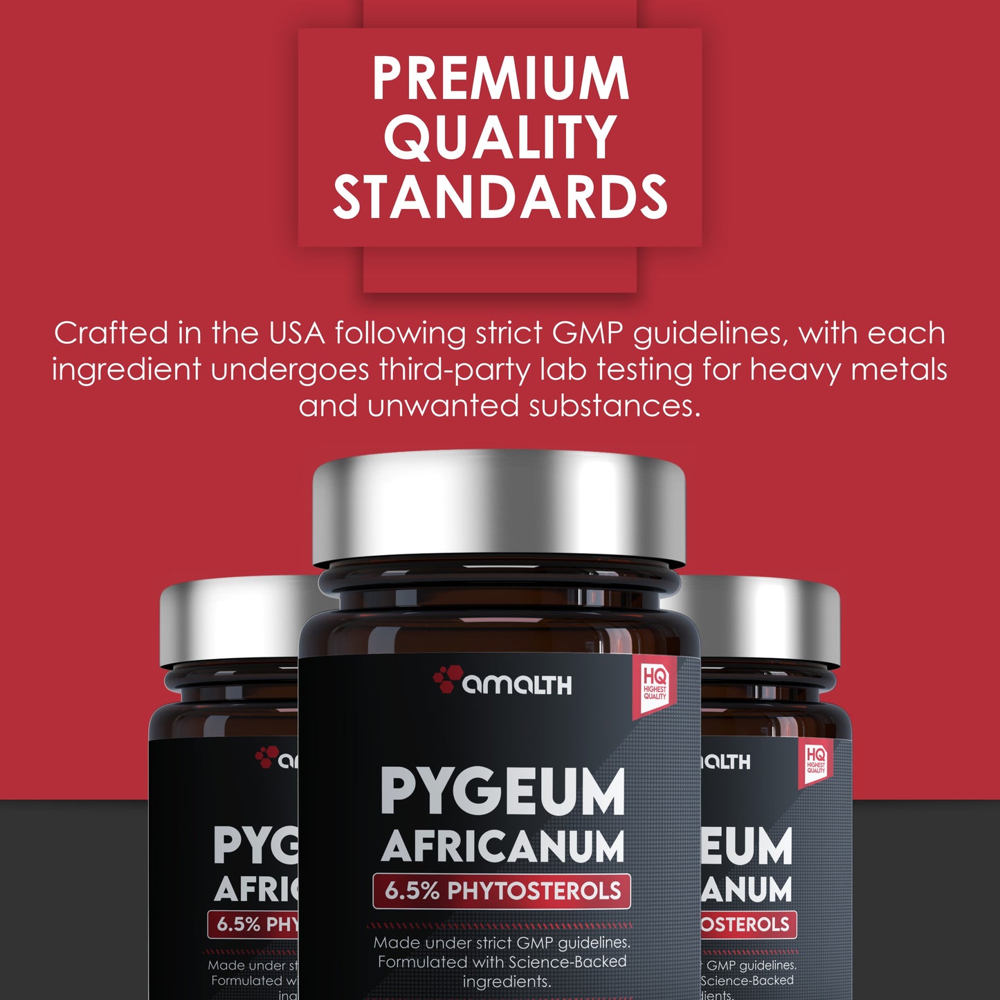 Pygeum Bark Extract Powder 120 Capsules