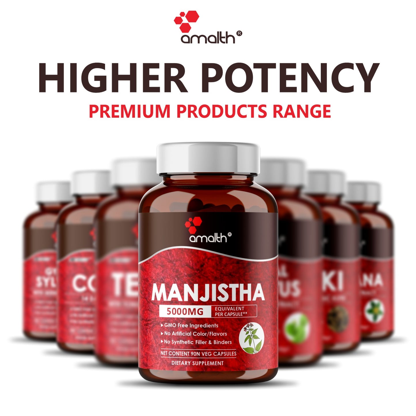 Manjistha Extract Powder 90 Capsules