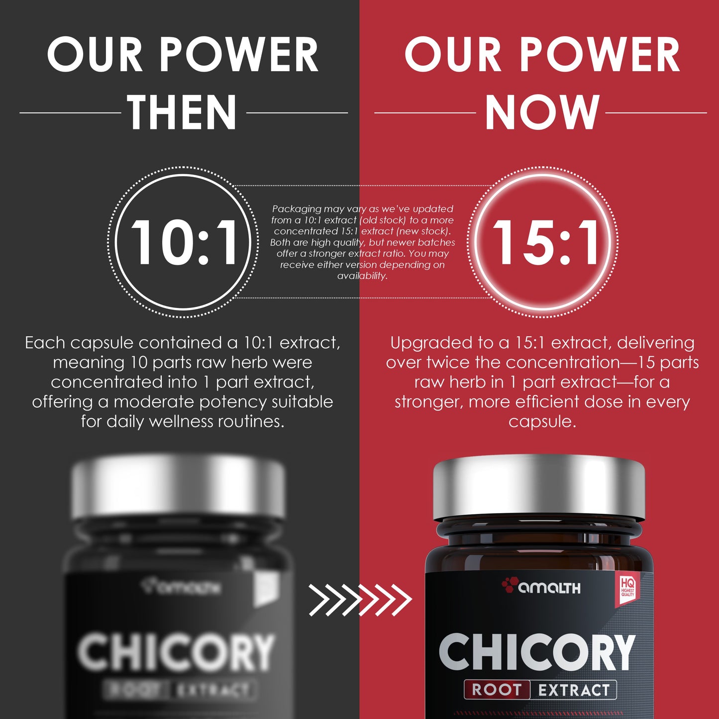 Chicory Extract Powder 120 Veg Capsule
