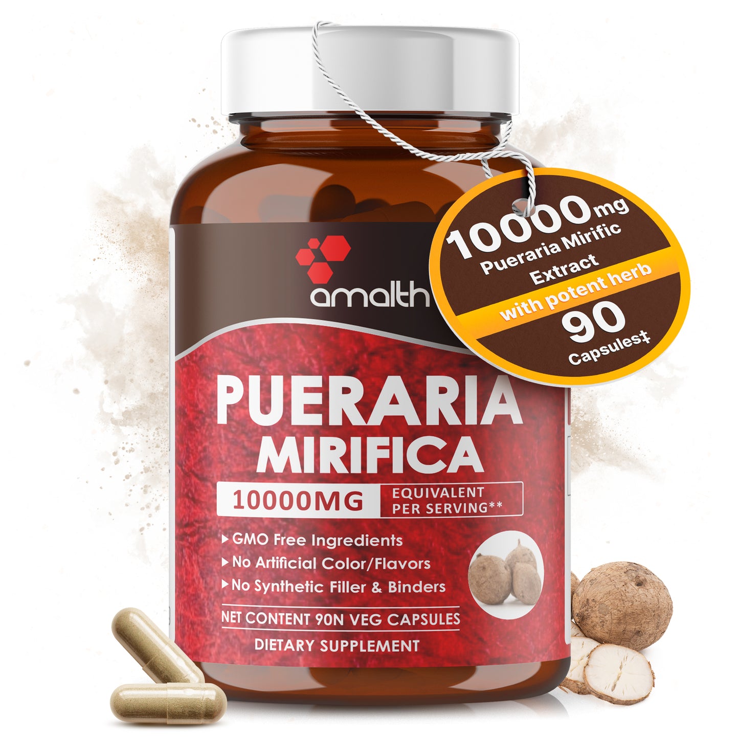 Pueraria Mirifica Extract Powder 90 Capsules