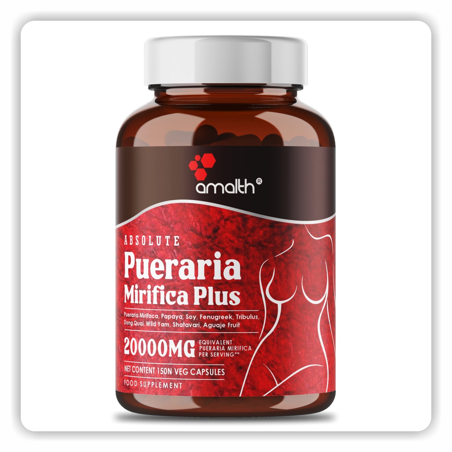 Absolute Pueraria Mirifica Plus 20000mg 150 Capsules