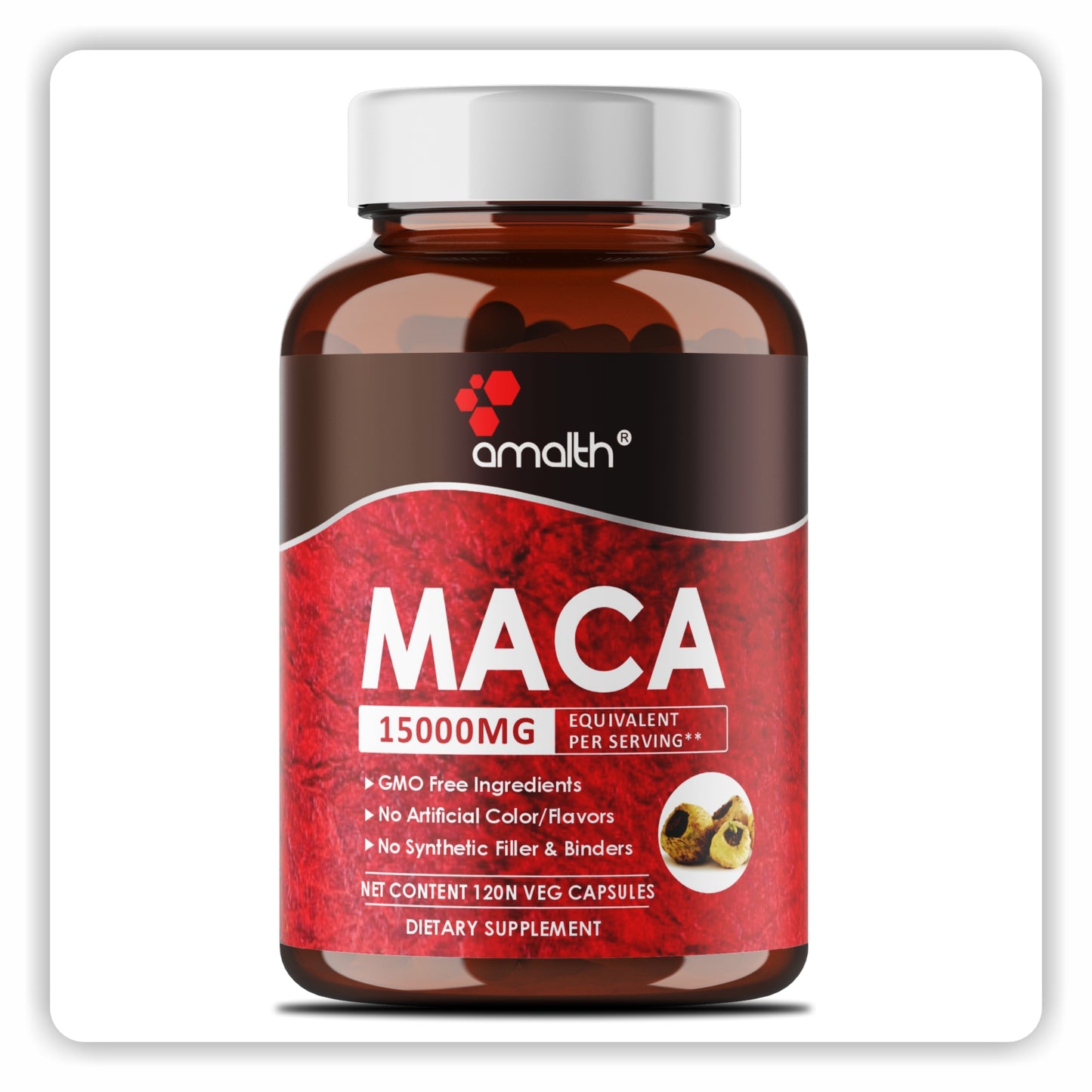 Maca Root Extract 15000mg 120 Capsules