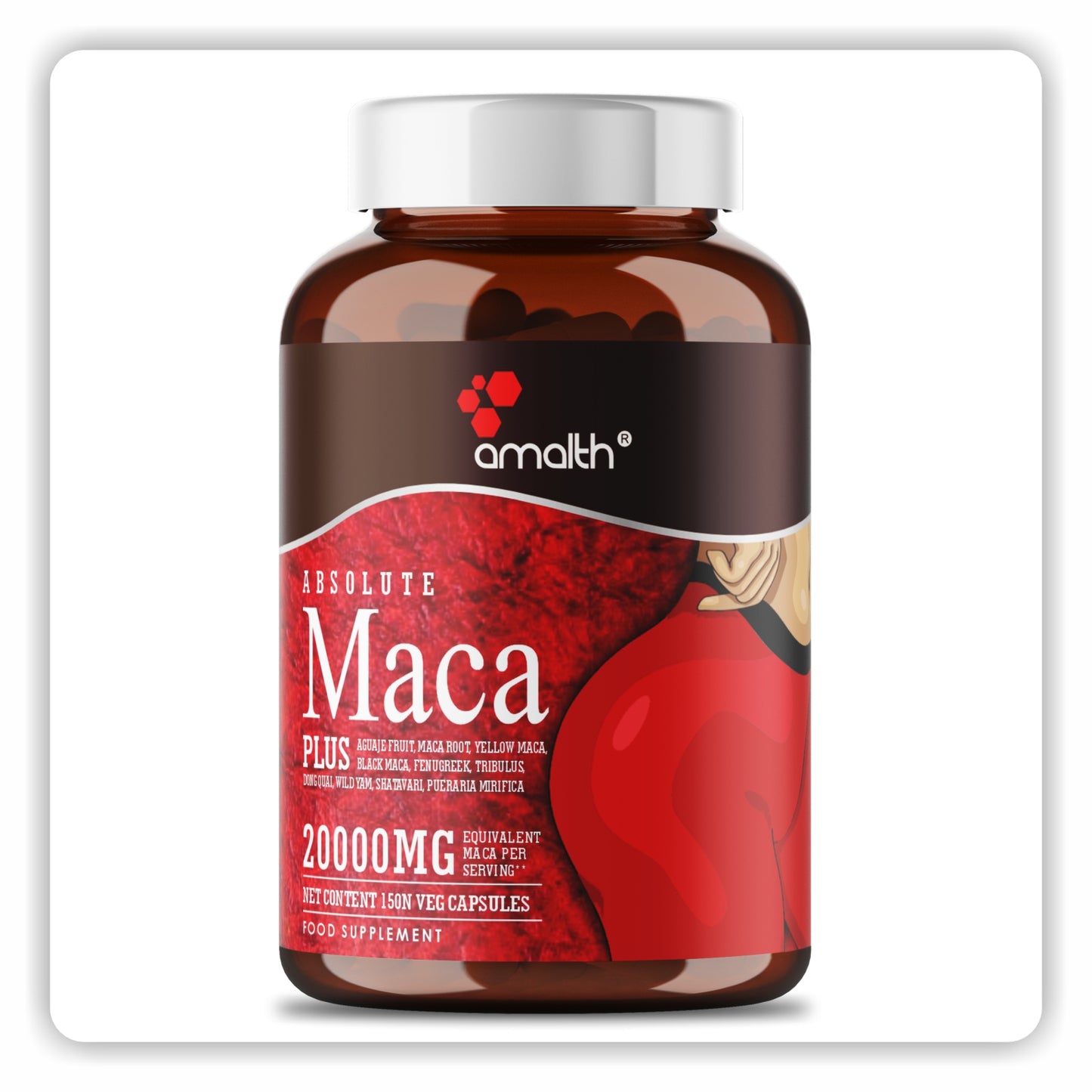 Absolute Maca Plus 20000mg 150 Capsule