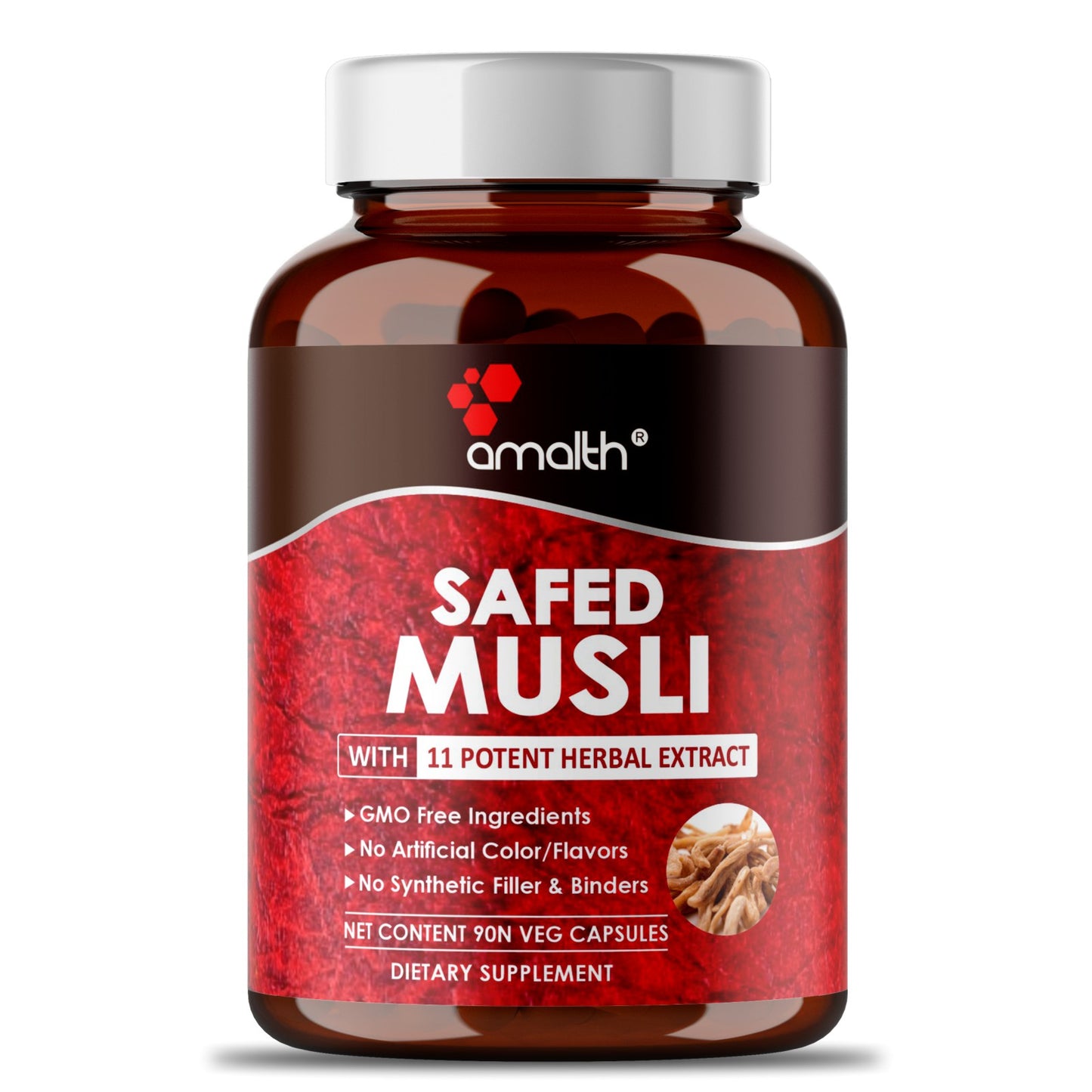 Safed Musli Extract Powder 90 Capsules