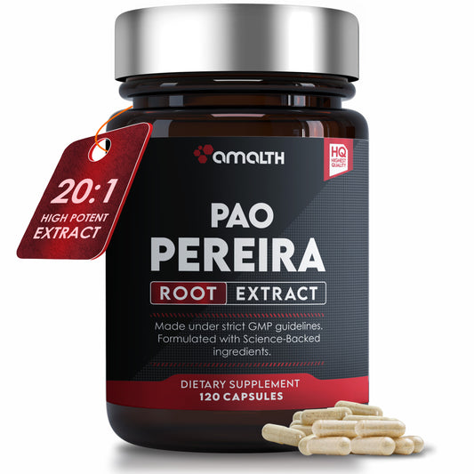 Pao Pereira Extract 20:1- Veg 120 Capsules