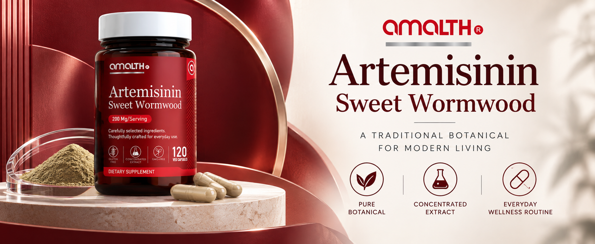 Sweet Wormwood (Artemisia Annua) Extract 200mg with Black Pepper - 120 Veg Capsules