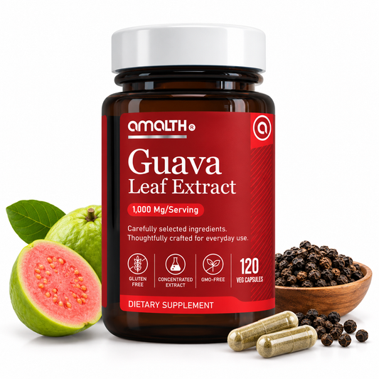 Guava Leaf Extract Powder 120 Capsules