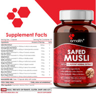 Safed Musli Extract Powder 90 Capsules