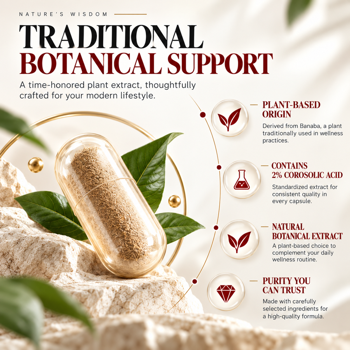 Amalth Banaba Leaf Extract product highlights