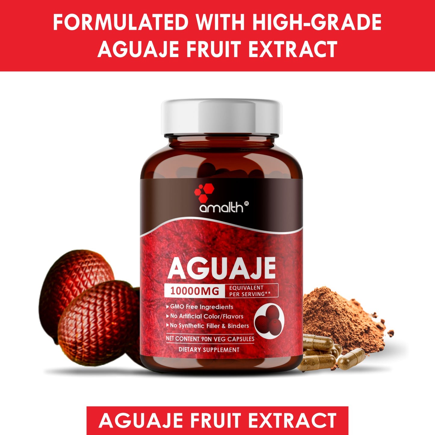 Aguaje Fruit Extract Powder 90 Capsules