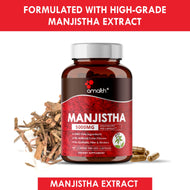 Manjistha Extract Powder 90 Capsules