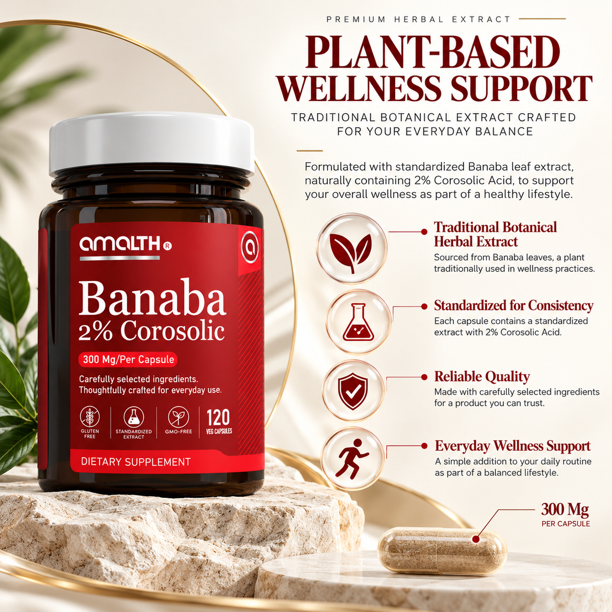 Amalth Banaba Leaf Extract key features