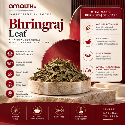 Bhringraj Leaf Powder (Eclipta prostrata), the ingredient in Amalth Bhringraj Leaf Powder