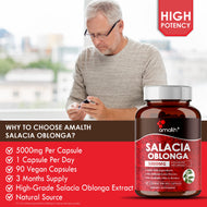 Salacia Oblonga Extract Powder 90 Capsules