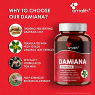 Damiana Leaf Extract Powder 90 Capsules