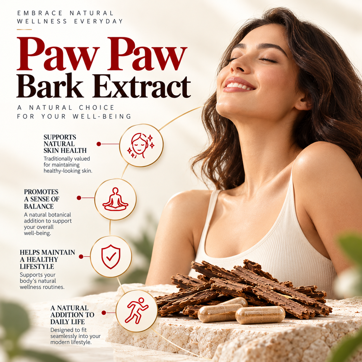 Amalth Paw Paw Bark Extract as part of a daily wellness routine