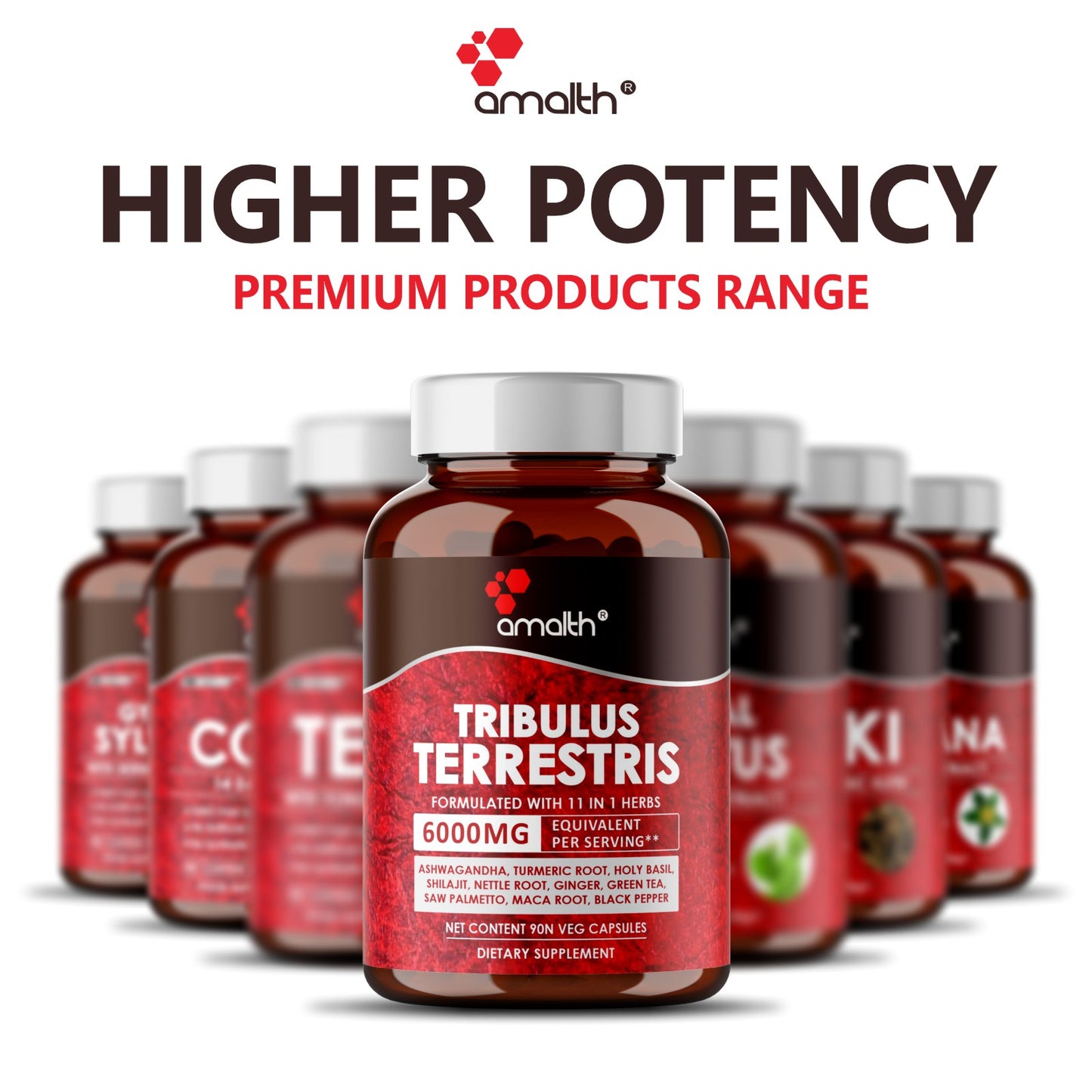 Tribulus Terrestris Plus Extract Powder 90 Capsules