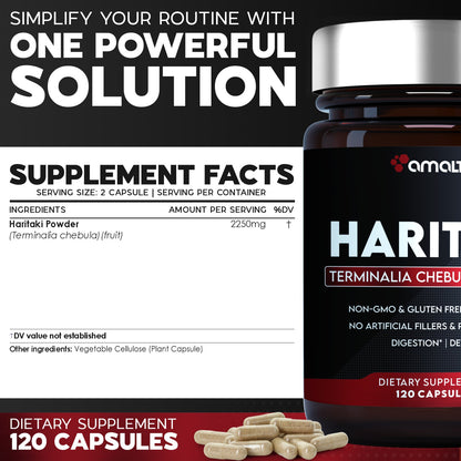 Haritaki Powder 120 Capsules