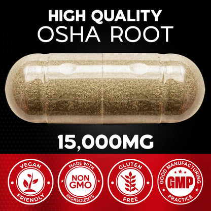 Osha Root Extract Powder 120 Capsules