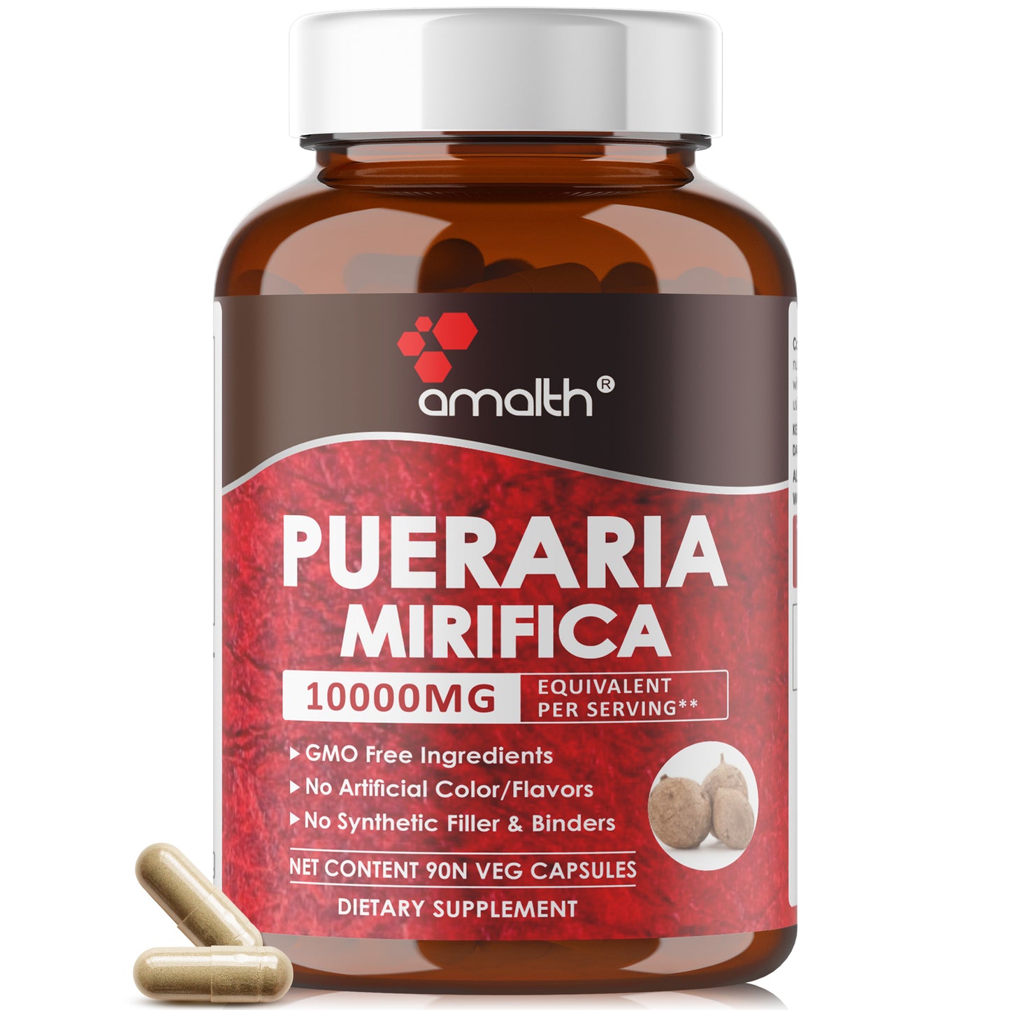 Pueraria Mirifica Extract Powder 90 Capsules