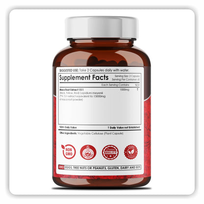 Maca Root Extract 15000mg 120 Capsules